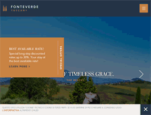 Tablet Screenshot of fonteverdespa.com